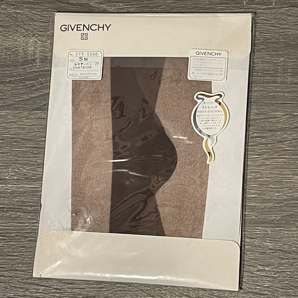 Vintage Givenchy Women's Tights Size S/M Chataigne Panty Stocking Japan New